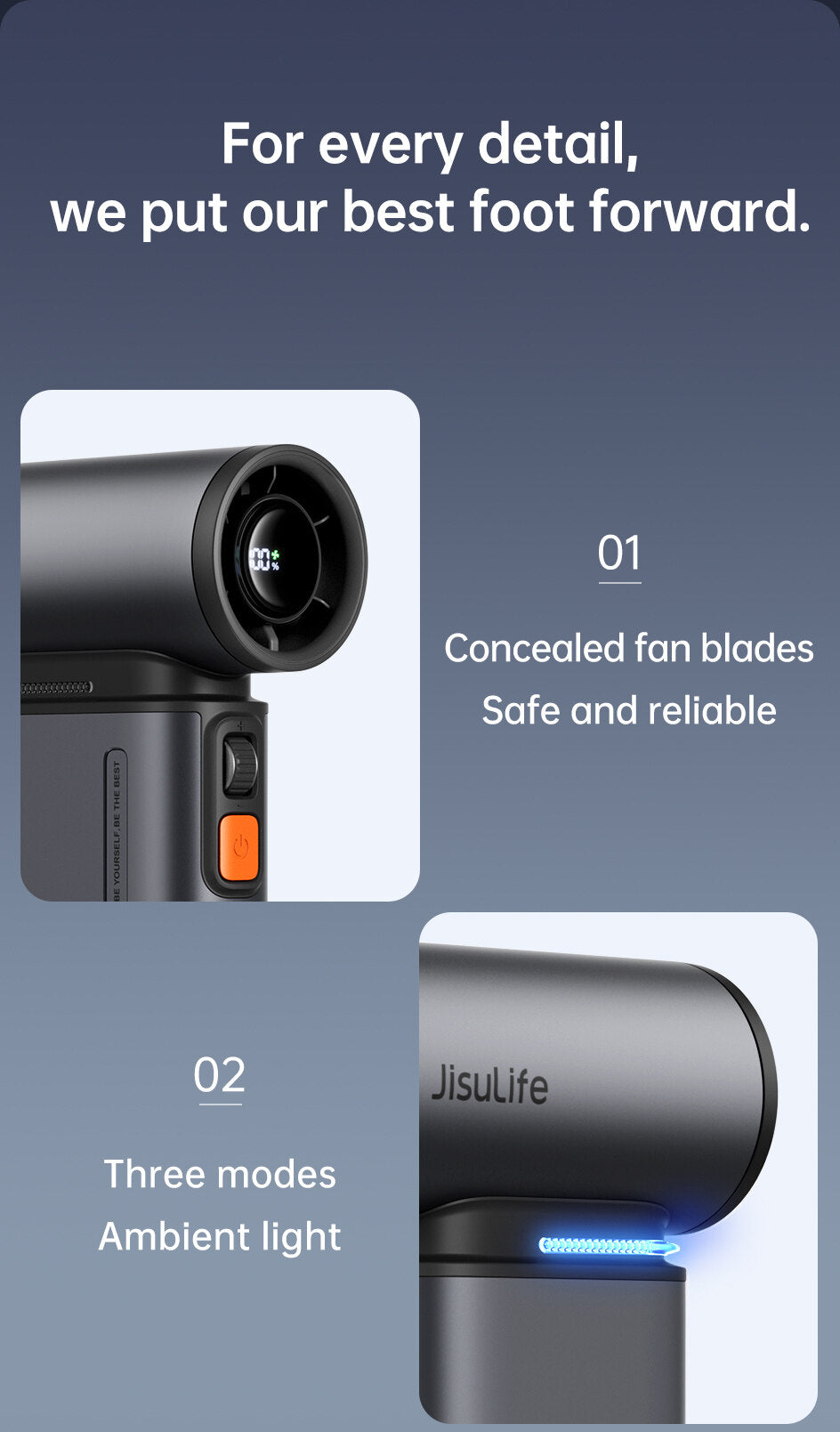 JISULIFE HANDHELD FAN ULTRA1