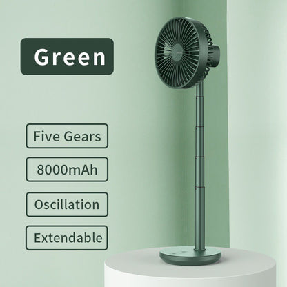 Jisulife Oscillating Extendable Desk Fan