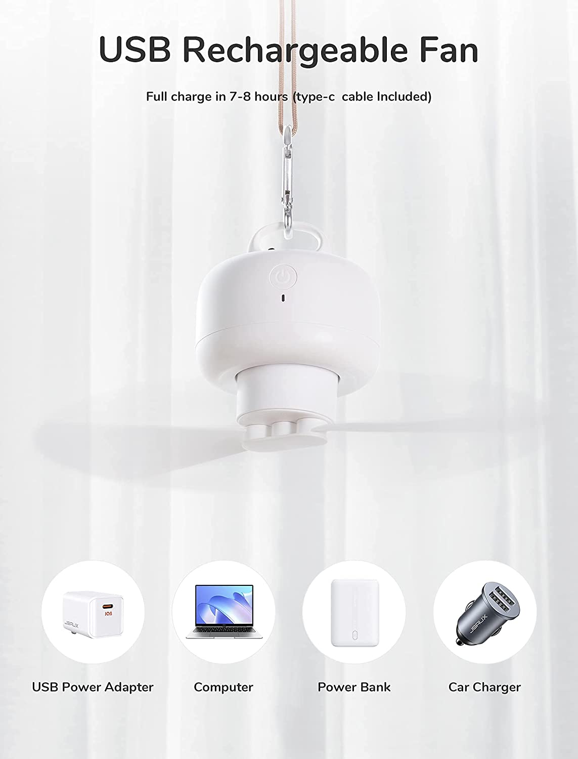 Jisulife Remote Control Ceiling Fan FA16