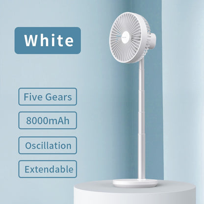 Jisulife Oscillating Extendable Desk Fan