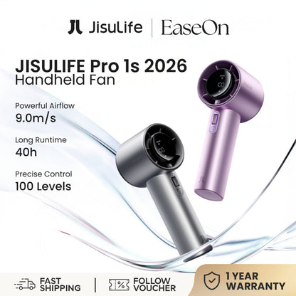 [NEW] JISULIFE Handheld Fan Pro1S Upgraded 2026