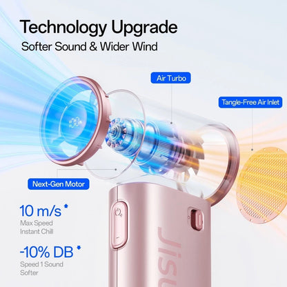 [NEW] JISULIFE Handheld Fan Life 9S Chrome