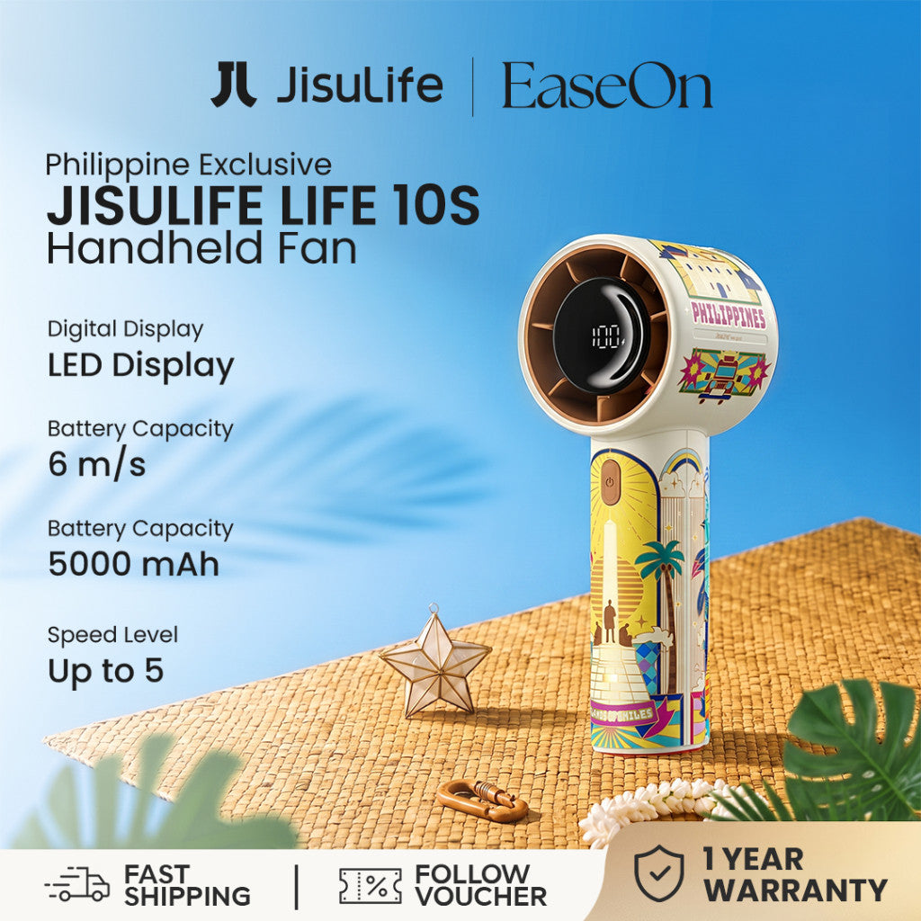 LIMITED EDITION- JISULIFE Handheld Fan Life 10S Philippines PH Exclusive Design