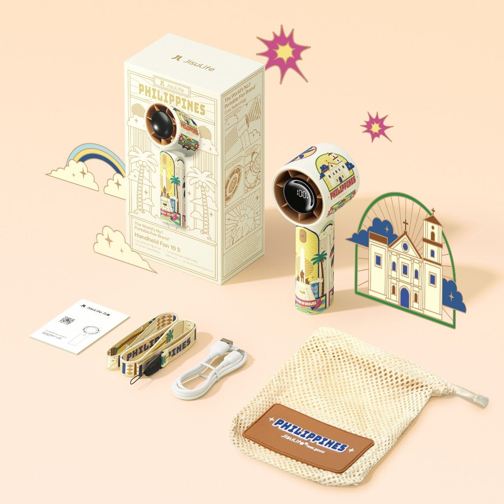 LIMITED EDITION- JISULIFE Handheld Fan Life 10S Philippines PH Exclusive Design