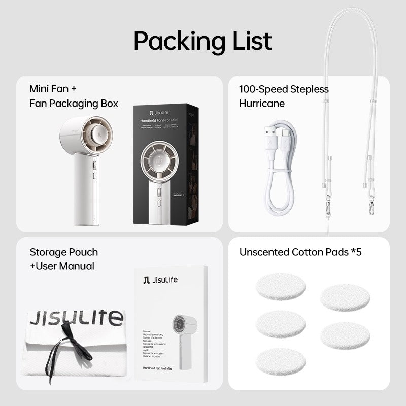 NEW Jisulife Pro 1 Mini Bespoke breeze Handheld Fan