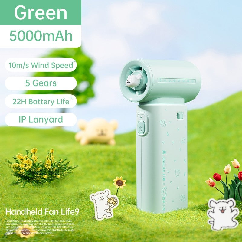 JISULIFE X MALTESE Handheld Fan Pro1 100 Wind-Speeds Mini Fans